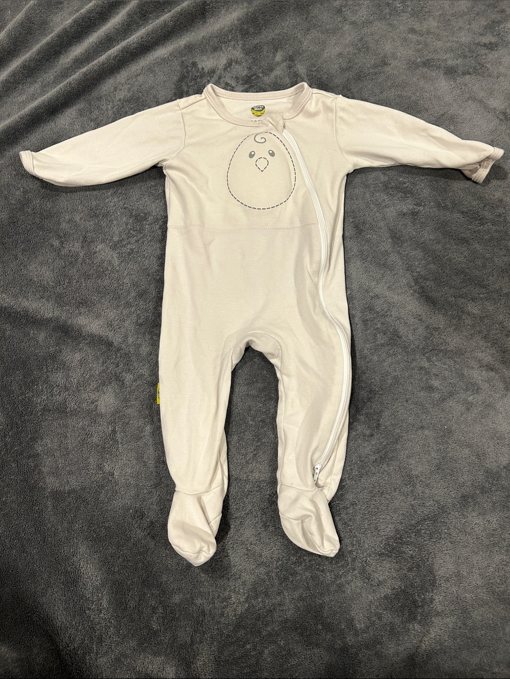 Nested Bean Cream Footed Pajama